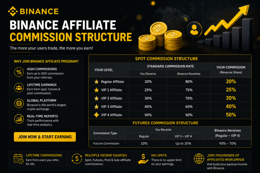 Binance Affiliate Commission Structure
