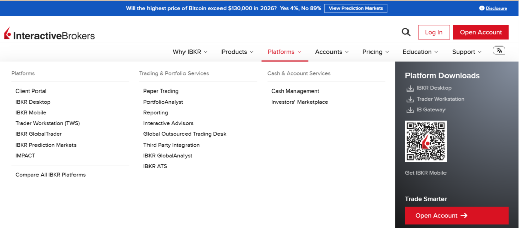 interactive brokers dashboard