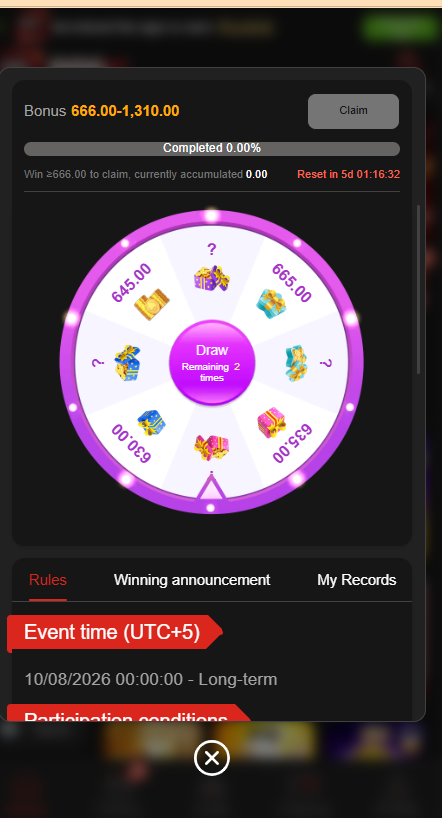 999sx game weekly invitation bonus
9999sx weekly bonus
